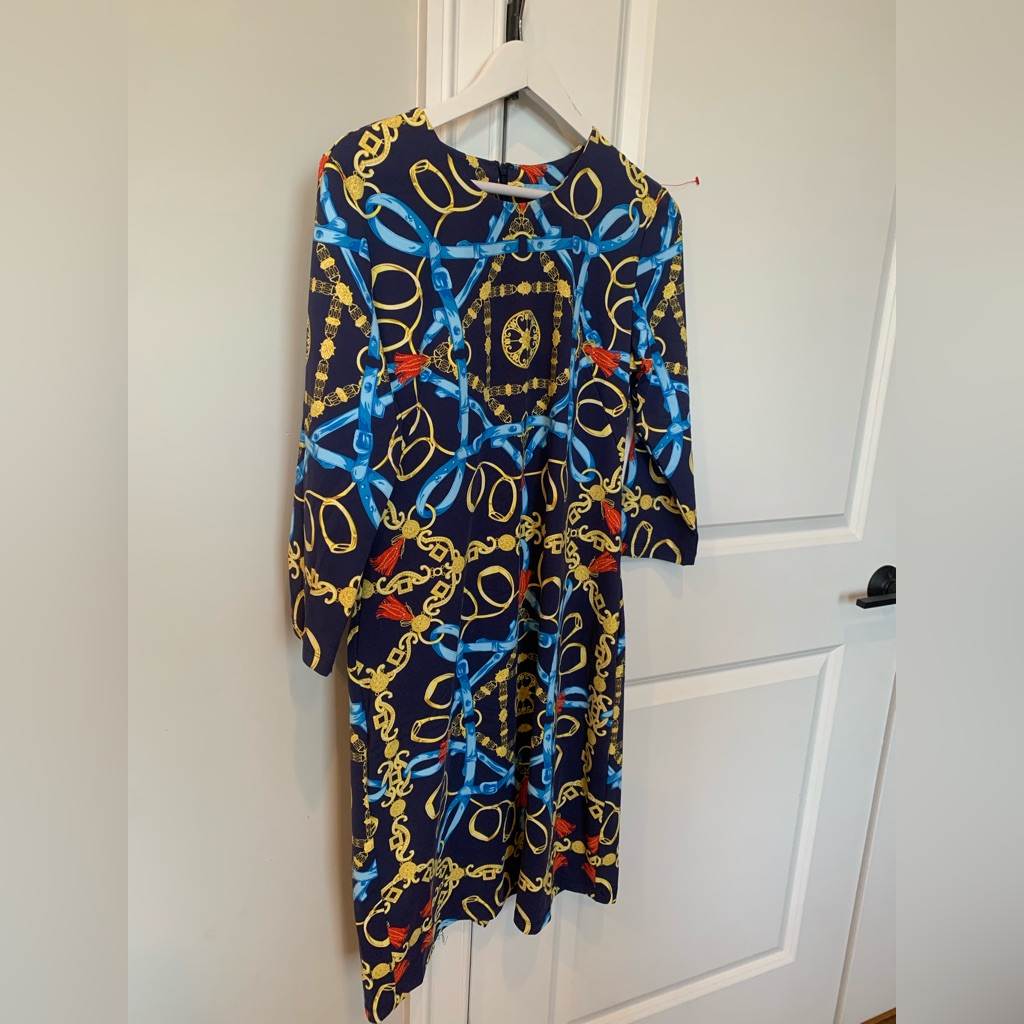 J Mclaughlin Sophia Dress In Cool Catalina Cloth - Retails $228. Nwot